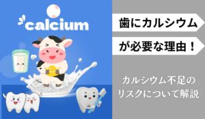 歯にカルシウム　カルシウム不足のリスク